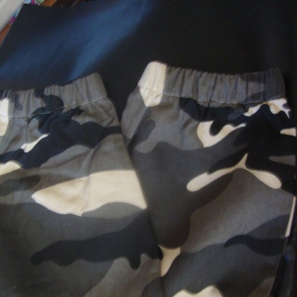 Drawstring Camouflage Trousers Pants Unisex Size Small Camo. 4 Pockets - Picture 6 of 10